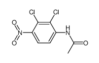 2,3-dichloro-4-nitroacetanilide Structure