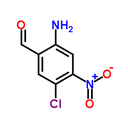Benzaldehyde, 2-amino-5-chloro-4-nitro-结构式