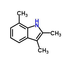 2,3,7-Trimethylindole Structure