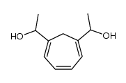 1,6-bis(1-hydroxyethyl)cyclohepta-1,3,5-triene结构式