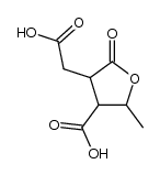 4-carboxymethyl-2-methyl-5-oxo-tetrahydro-furan-3-carboxylic acid Structure