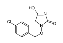 1-[(4-chlorophenyl)methoxy]imidazolidine-2,4-dione Structure