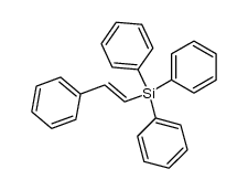 trans-1-(triphenylsilyl)-2-phenylethene Structure