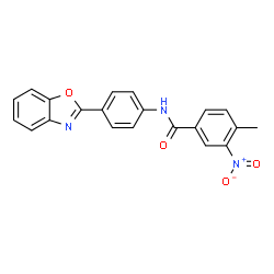 N-(4-BENZOOXAZOL-2-YL-PHENYL)-4-METHYL-3-NITROBENZAMIDE Structure