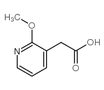 2-(2-甲氧基吡啶-3-基)乙酸结构式