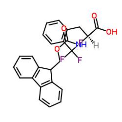 Fmoc-Phe(2-CF3)-OH structure