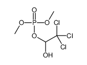 dimethyl (2,2,2-trichloro-1-hydroxyethyl) phosphate Structure