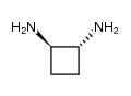 (+/-)-trans-cyclobutane-1,2-diamine结构式