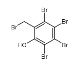 2,3,4,5-tetrabromo-6-bromomethyl-phenol结构式