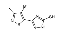 5-(4-Bromo-3-methylisothiazol-5-yl)-1H-1,2,4-triazole-3-thiol picture