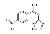 4-nitro-N-(1H-1,2,4-triazol-5-yl)benzamide Structure