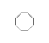 1,3,6-Cyclooctatriene.结构式