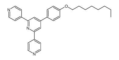 4-(4-octoxyphenyl)-2,6-dipyridin-4-ylpyridine Structure