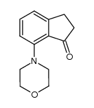 7-morpholin-4-yl-indan-1-one Structure