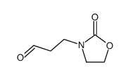 3-Oxazolidinepropanal,2-oxo-(9CI) structure