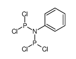 N,N-bis(dichlorophosphanyl)aniline Structure