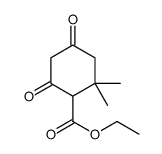 ethyl 2,2-dimethyl-4,6-dioxocyclohexanecarboxylate structure