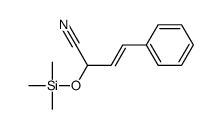 4-phenyl-2-trimethylsilyloxybut-3-enenitrile Structure