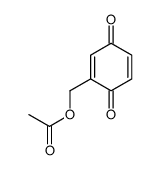 (3,6-dioxocyclohexa-1,4-dien-1-yl)methyl acetate Structure
