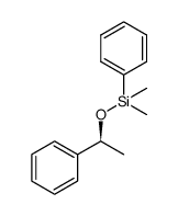 (S)-dimethyl(phenyl)(1-phenylethoxy)silane Structure