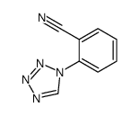 2-(tetrazol-1-yl)benzonitrile Structure