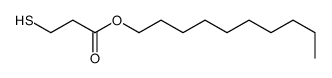 decyl 3-mercaptopropionate structure