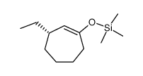 (S)-3-ethyl-1-trimethylsiloxycycloheptene Structure