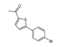 1-[5-(4-溴苯基)噻吩-2-基]乙酮结构式