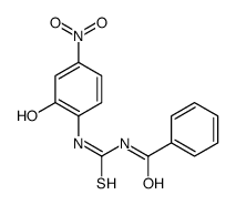 N-[(2-hydroxy-4-nitrophenyl)carbamothioyl]benzamide结构式