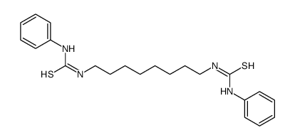 1-phenyl-3-[8-(phenylcarbamothioylamino)octyl]thiourea结构式