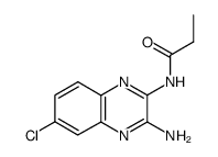 N-(3-amino-6-chloro-quinoxalin-2-yl)-propionamide Structure