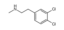 N-methyl-N-[2-(3,4-dichloro-phenyl)-ethyl]-amine结构式