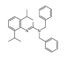 1,1-dibenzyl-3-[2,6-di(propan-2-yl)phenyl]urea结构式