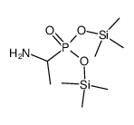 (1-Aminoethyl)phosphonic acid bis(trimethylsilyl) ester Structure