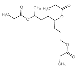 1,4,7-Octanetriol,1,4,7-tripropanoate结构式