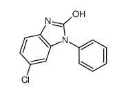 6-Chloro-1,3-dihydro-1-phenyl-2H-benzimidazol-2-one Structure