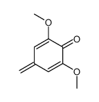 2,6-dimethoxy-4-methylidenecyclohexa-2,5-dien-1-one结构式