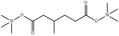 3-Methyladipic acid di(trimethylsilyl) ester结构式