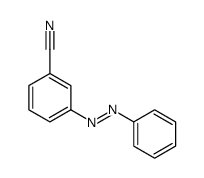 3-phenyldiazenylbenzonitrile结构式