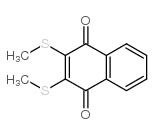 1,4-Naphthalenedione,2,3-bis(methylthio)- structure