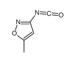 3-isocyanato-5-methyl-1,2-oxazole结构式