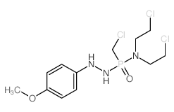 Phosphonamidichydrazide, N,N-bis(2-chloroethyl)-P-(chloromethyl)-2-(4-methoxyphenyl)- (9CI) picture