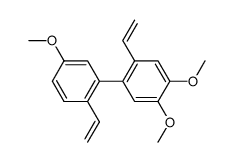2,2'-Divinyl-4,5,5'-trimethoxybiphenyl Structure