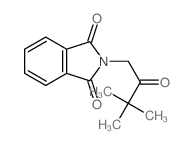 2-(3,3-dimethyl-2-oxo-butyl)isoindole-1,3-dione Structure