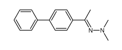 4-Phenyl-acetophenon-dimethylhydrazon Structure