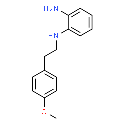 1-N-[2-(4-methoxyphenyl)ethyl]benzene-1,2-diamine结构式