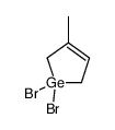 1,1-dibromo-3-methyl-2,5-dihydrogermole结构式