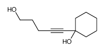 1-(5-hydroxypent-1-ynyl)cyclohexan-1-ol Structure