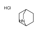 3-azabicyclo[2.2.2]octane,hydrochloride Structure
