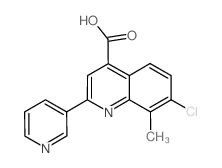 7-氯-8-甲基-2-吡啶-3-基喹啉-4-羧酸图片